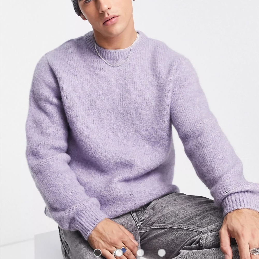 Purple Asos sweater XL